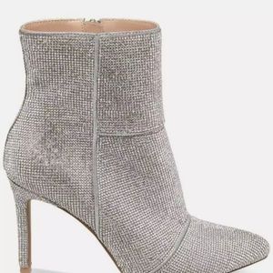 catwalk rhinestone booties